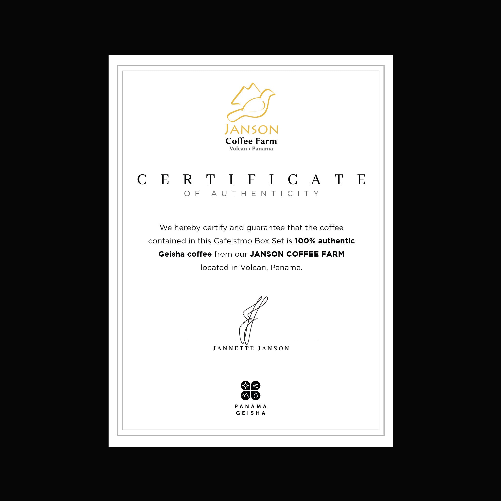 JANSON FARMS GEISHA - SINGLE DELUXE BOX